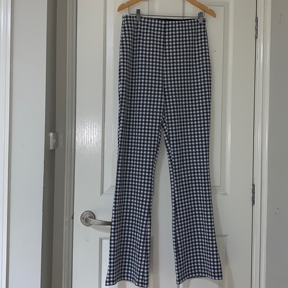 Glassons Checkered Flare Pants 